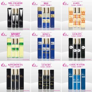 COMBO 2 CHAI (1 CẶP) MINI 10ML NƯỚC HOA CHARME NAM NỮ ĐỦ MÙI (MẪU MỚI 2025 - XEM MÔ TẢ)
