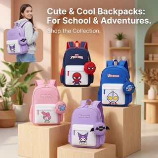 BALO ĐI HỌC CHO BÉ TRAI BÉ GÁI – HÌNH SANRIO, NHỎ GỌN, TIỆN LỢI, CỰC DỄ THƯƠNG - PIPI STORE