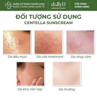 Kem chống nắng thuần chay dailyU nâng tone như kem nền  Date 2027 Sl 800h THANH LÝ