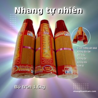 Sỉ Nhang Mộc Tự Nhiên 4 Tấc Bó 1.5kg - Nhang Sạch Không Hóa Chất Giá Tận Xưởng