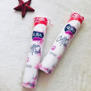 BÔNG TẨY TRANG AURA BEAUTY - CÓ XUẤT VAT MIỄN PHÍ