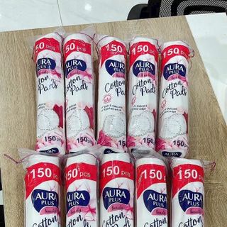 BÔNG TẨY TRANG AURA BEAUTY - CÓ XUẤT VAT MIỄN PHÍ