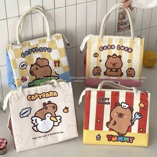 Túi giũ Bn nhiệt,Túi đựng bảo quản đồ ăn mang đi làm đi học tiện lợi họa tiết hoạt hình dễ thương