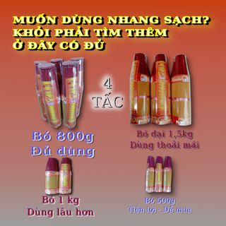 [Sỉ Nguồn Hàng] Nhang Tự Nhiên 4 Tấc Bó 800g – Nhang Mộc Không Mùi Ít Khói Giá Tận Xưởng