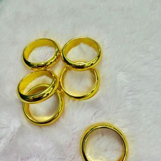 Nhẫn trơn mạ vàng 24k 5 chỉ