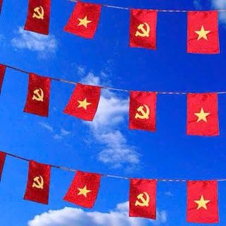 Cờ dây sao đảng vải lụa 1 và 2 mặt ( Hàng Giá Tận Xưởng )