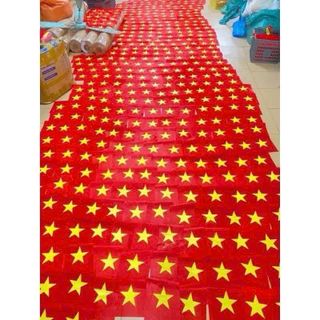 Cờ dây sao đảng vải lụa 1 và 2 mặt ( Hàng Giá Tận Xưởng )