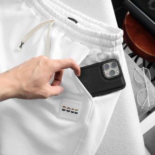 Quần nỉ chân cua cotton 100% chính phẩm dày, mịn, ko xù lông.