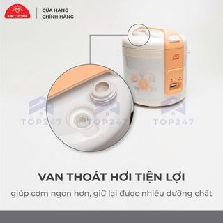 NỒI CƠM ĐIỆN 2,8L KIM CƯƠNG CHỐNG DÍNH NẮP GÀI (T6)