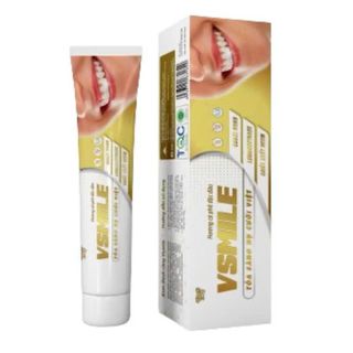 Kem Đánh Răng Vsmile Làm Sạch Răng, Hơi Thở Thơm Mát, Dùng Hằng Ngày Cho Cả Gia Đình 150g