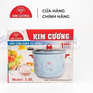 NỒI CƠM ĐIỆN 1,8L KIM CƯƠNG CHỐNG DÍNH NẮP RỜI (T6)
