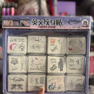 LỐC 36 HỘP HÌNH XĂM