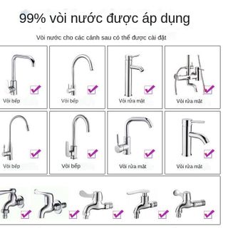 Vòi Bếp Mở Rộng Điều Áp Chống Bắn INOX