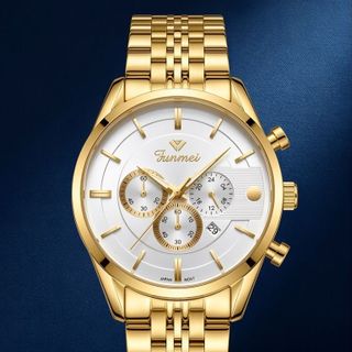 ĐỒNG HỒ NAM CHÍNH NGẠCH FUNMEI F2121 CHRONOGRAPH FULLBOX HOÁ ĐƠN