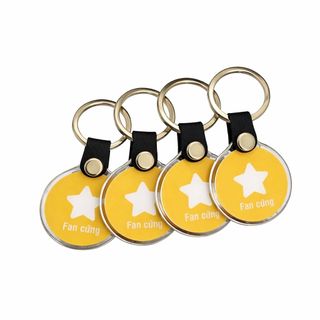 Móc khóa nhựa dẻo epoxy