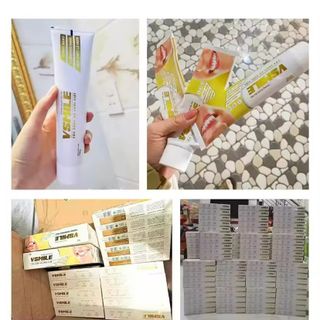 Kem đánh răng thảo dược Vsmile cho bé ngừa sâu răng nuốt được dùng cho người niềng răng 150g/ tuýp
