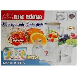 MÁY XAY SINH TỐ 3 CỐI KIM CƯƠNG KC-T02 (T6)