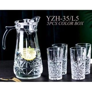 Bộ Bình 6 Cốc Thủy Tinh YZH-35/L7 ( Thùng 6B)
