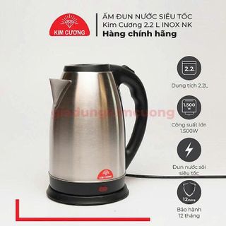 ẤM SIÊU TỐC INOX KIM CƯƠNG KC-IAT2.2L (T12)