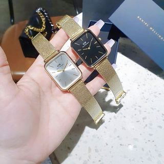 SĂN SALE ĐẦU NĂM ĐỒNG HỒ NAM THỜI TRANG DANIEL W QUARDO LƯỚI CHỮ NHẬT