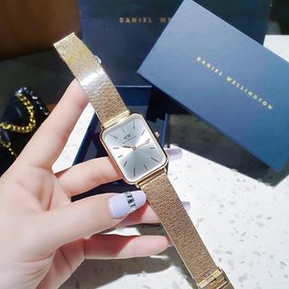 SĂN SALE ĐẦU NĂM ĐỒNG HỒ NAM THỜI TRANG DANIEL W QUARDO LƯỚI CHỮ NHẬT