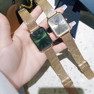 SĂN SALE ĐẦU NĂM ĐỒNG HỒ NAM THỜI TRANG DANIEL W QUARDO LƯỚI CHỮ NHẬT