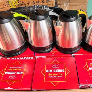ẤM SIÊU TỐC INOX 1,2L KIM CƯƠNG KC KCAI1200 (T12)