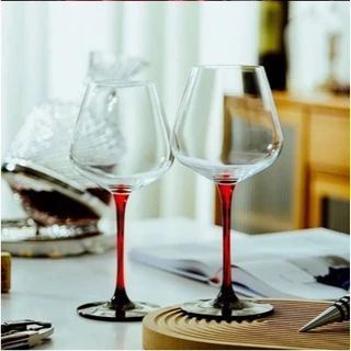 EJ6146 - Ly rượu vang chân đỏ 460ML (THÙNG 48C)