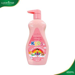 Sữa Tắm Gội Thảo Dược Baby 3IN1 Lucky Star Kids - HỒNG