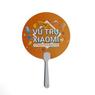 Quạt nhựa tròn in hình theo yêu cầu – Mẫu Vũ Trụ Xiaomi