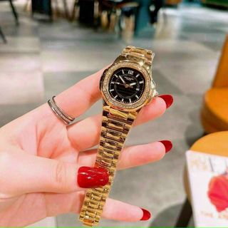 SĂN SALE ĐẦU NĂM ĐỒNG HỒ NỮ THỜI TRANG FATEK MẶT VUÔNG VIỀN ĐÁ