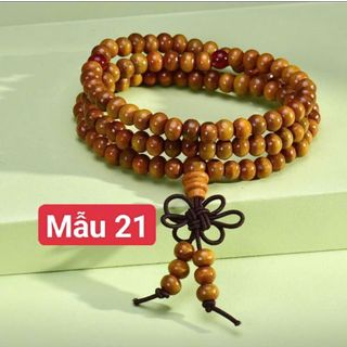 Chuỗi vòng phong thủy 3 tầng gỗ rất sang và đẹp luôn