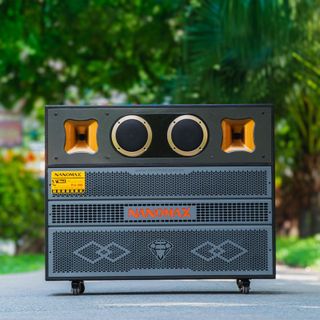 Loa Kéo Bình & Điện Nanomax Pro-300 Bass Đôi 40cm 2250w