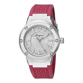 SĂN SALE ĐẦU NĂM ĐỒNG HỒ NỮ CAO CẤP SALVATHORE SILICONE ĐỎ NIỀNG THÉP