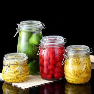 HỦ THUỶ TINH NẮP GÀI KHOÁ 1500ML