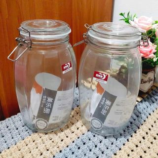 HỦ THUỶ TINH NẮP GÀI KHOÁ 1500ML