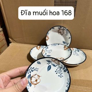 SET 10C DĨA MUỐI HOA 168