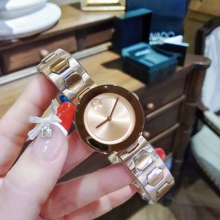 ĐỒNG HỒ NỮ CAO CẤP MOVODA BOLD THÉP MẶT TRƠN