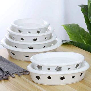 Bộ Bát Hâm Giữ Nóng Âu Ô Van + Đế Hâm 14 inh . 35cm. ( THÙNG 8B )