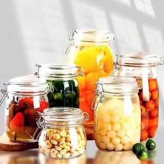 LỌ THỦY TINH CÓ NẮP GÀI 1500ML