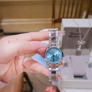 ĐỒNG HỒ SIÊU CẤP VIVIENN FENCHURH TRỌN BỘ TRANG SỨC MẶT XANH FULLBOX