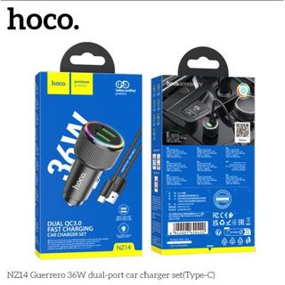 Bộ sạc ô tô HOCO NZ14 Type C