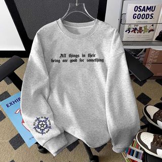 Áo Sweater nỉ cổ tròn UNISEX in hình cá tính
