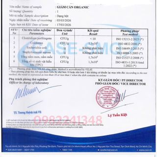 Nguyên liệu giảm cân organic