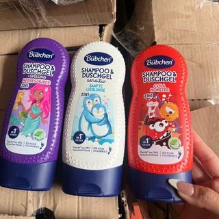 THANH LÝ CHÍNH HÃNG Tắm gội bé Bubchen 3 màu  Full tem phụ đầy đủ