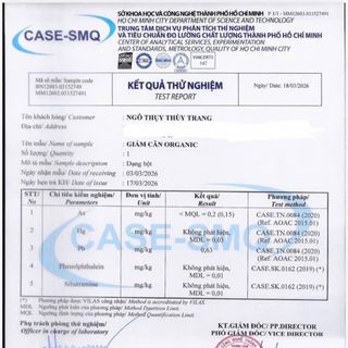 Gia công viên giảm cân organic