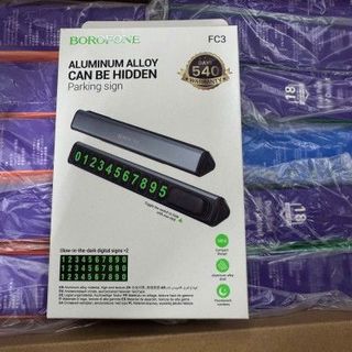 Bảng để số điện thoại trên xe hơi Borofone FC3