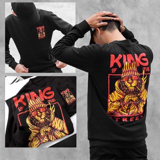 Áo Sweater UNISEX Cổ Tròn in hình KING KONG cực ngầu