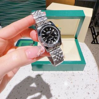 ĐỒNG HỒ NỮ CAO CẤP ROLET DATE JUST MÁY CƠ NIỀNG KHÍA