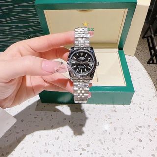 ĐỒNG HỒ NỮ CAO CẤP ROLET DATE JUST MÁY CƠ NIỀNG KHÍA